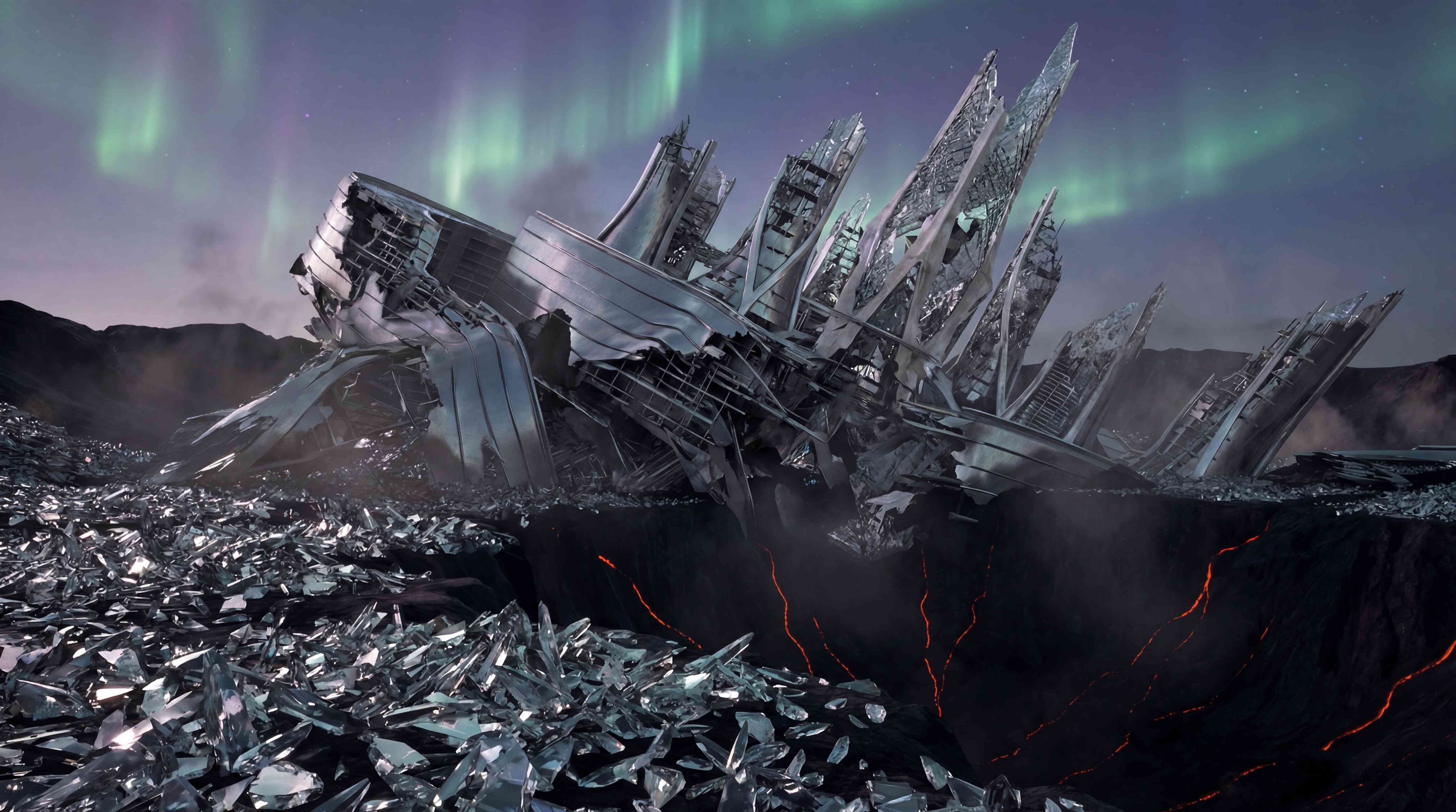 The crashed city of Elysara Canticle