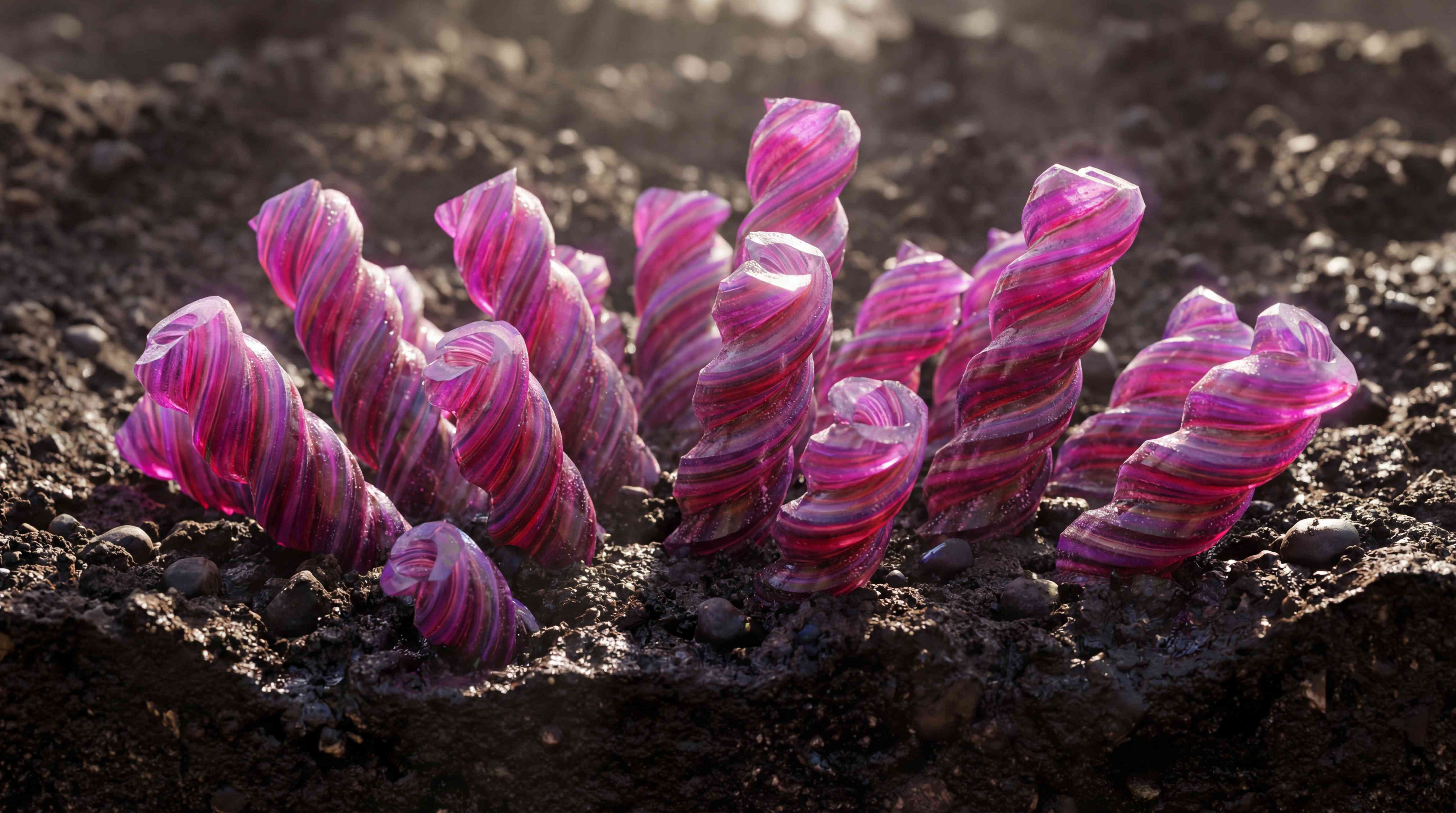 Xenomagnite cluster formation